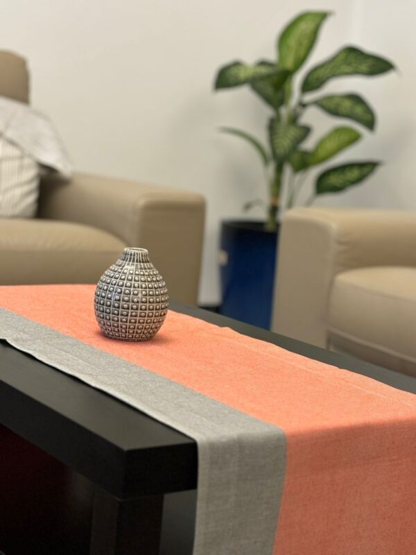 Chemin de table saumon