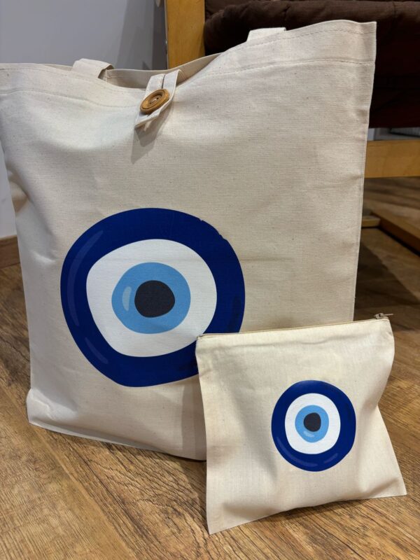 Tote bag evil eye