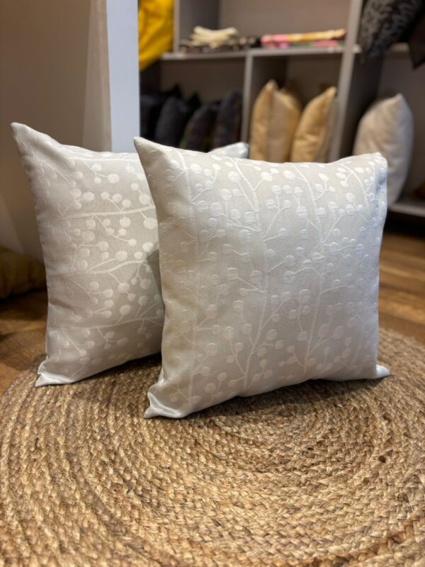 Housse en coton gris  anti tache