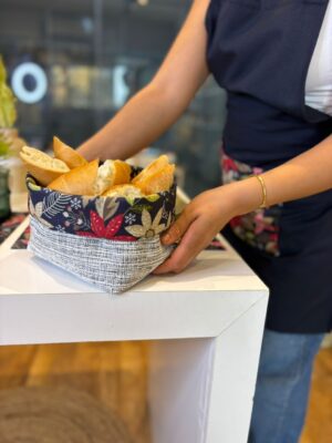 Corbeille a pain  bleu