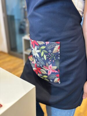 Tablier anti tache bleu marine