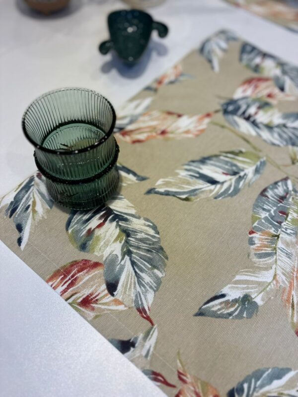 Set de table feuille