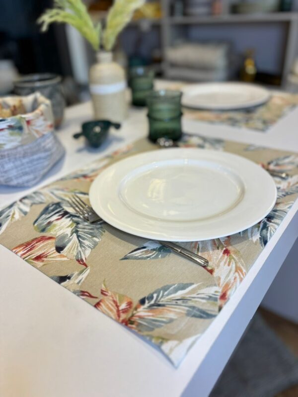 Set de table feuille