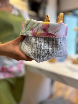 Corbeille a pain rose