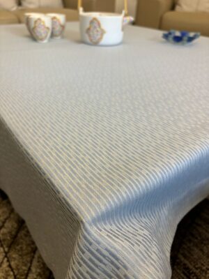 Nappe bleu  ciel table basse