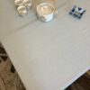 Nappe bleu  ciel table basse
