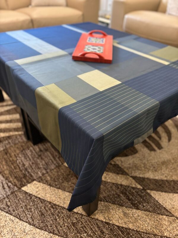 Nappe table basse bleu marine