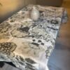 Nappe table basse a motifs