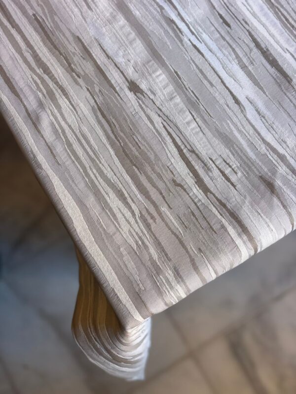 Nappe table basse rayure