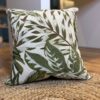 Coussin tropical vert