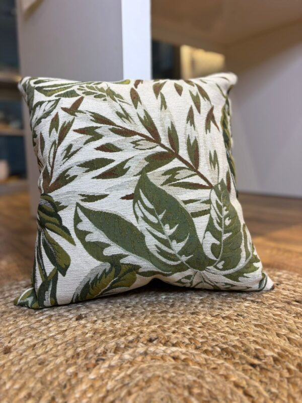 Coussin tropical vert