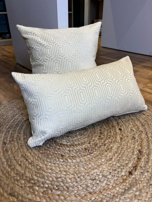 Coussin velour rectangulaire