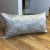 Coussin motifs feuille rectangulaire