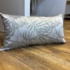Coussin motifs feuille rectangulaire